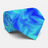 Cravate Le feu bleu (Roulé)