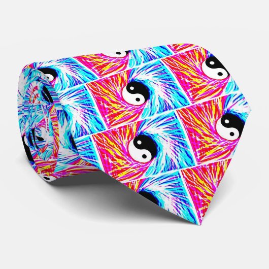 Cravate Le feu et glace (Roulé)