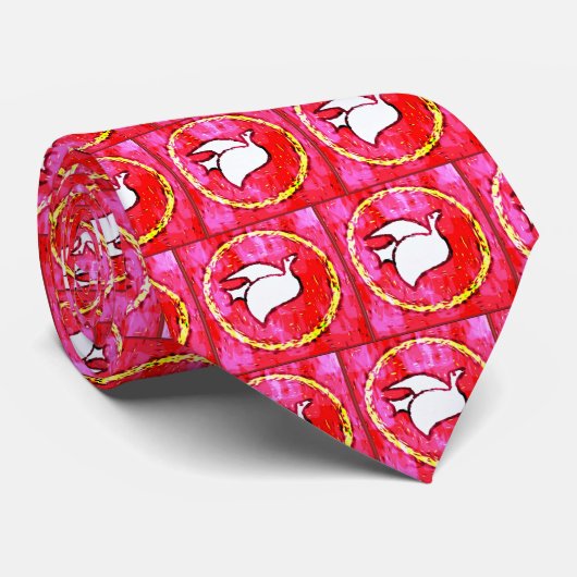 Cravate Le feu saint (Roulé)