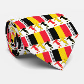 Cravate Le football Belgique (Roulé)