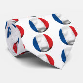 Cravate Le football de la France (Roulé)
