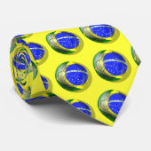Cravate Le football du Brésil (Roulé)