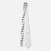 Cravate Le football (vert) (Dos)