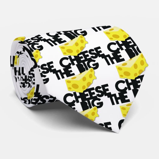 Cravate Le GRAND FROMAGE ! (Roulé)