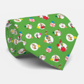 Cravate Le Grinch | Motif de points de Noël (Roulé)