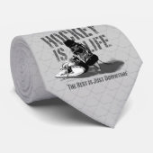 Cravate Le hockey c'est la vie (Roulé)