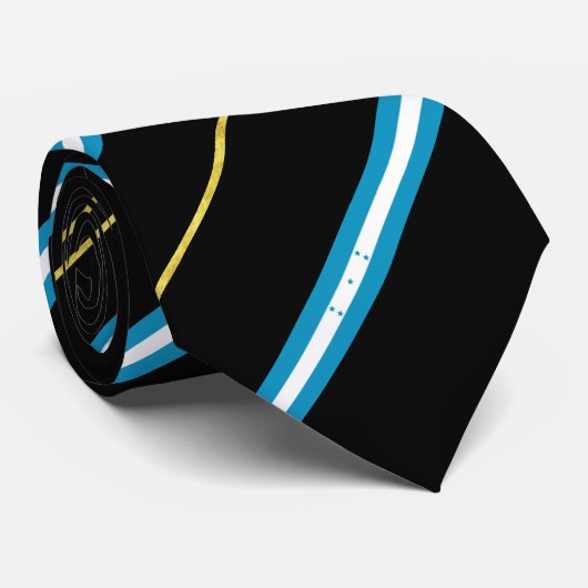 Cravate Le Honduras barre le drapeau (Roulé)