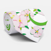 Cravate Le Jardin Fleuri (Roulé)