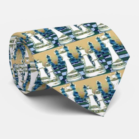 Cravate Le jeu d'échecs (Roulé)