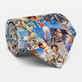 Cravate Le kitsch Bitsch : Pin- détruit de cow-girl (Roulé)