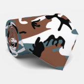 Cravate Le lac d'hiver Camo (Roulé)