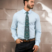 Cravate Le mandala des yeux psychédéliques gynécologiques