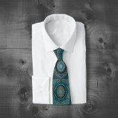 Cravate Le mandala des yeux psychédéliques gynécologiques