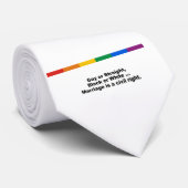 Cravate Le mariage est un droit civique (Roulé)