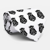 Cravate Le marteau du Thor des norses avec Ravens (Roulé)