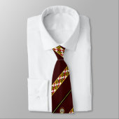 Cravate Le Maryland barre le drapeau (Attaché)