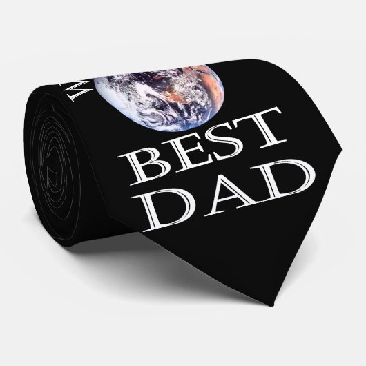 Cravate Le meilleur père (Roulé)