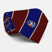 Cravate Le Michigan barre le drapeau (Roulé)
