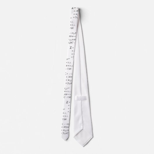 Cravate - le modèle standard (Dos)