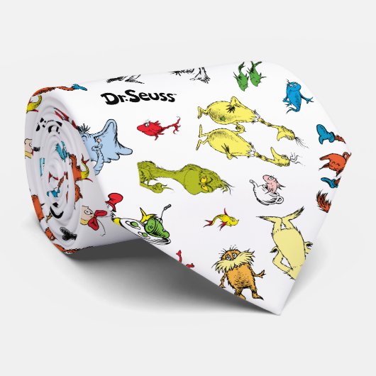 Cravate Le monde du Dr Seuss Motif (Roulé)