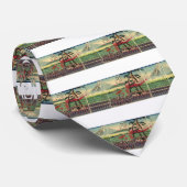 Cravate Le mont Fuji circa des 1860's (Roulé)