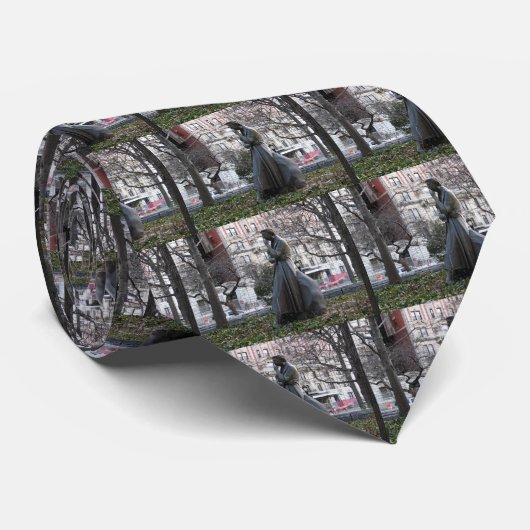 Cravate Le monument Eleanor Roosevelt (Roulé)