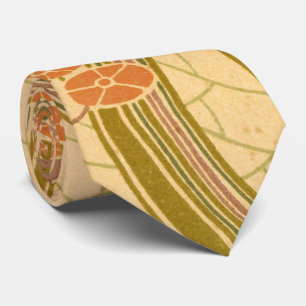 Cravate Le motif floral Art nouveau Curvy de René Beaucla