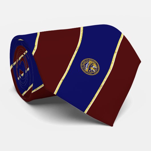 Cravate Le Nébraska barre le drapeau (Roulé)
