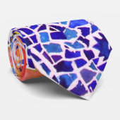 Cravate Le parc de Gaudi (Roulé)