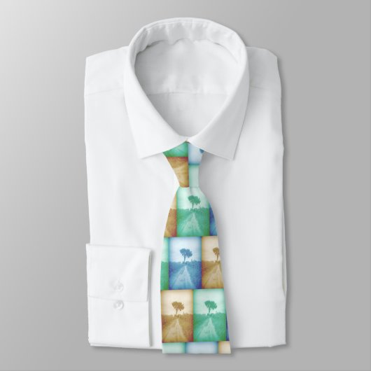 Cravate Le Pastel Tree (Attaché)