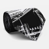 Cravate Le paysage urbain de Paris de Tour Eiffel esquisse (Roulé)