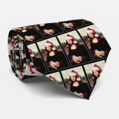 Cravate Le Père Noël de Mona Lisa (Roulé)