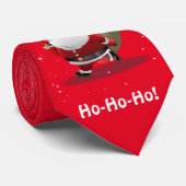 Cravate Le père noël fait sur commande (Roulé)