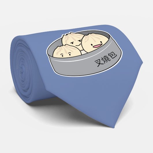 Cravate Le petit déjeuner chinois de dim sum de petit pain (Roulé)