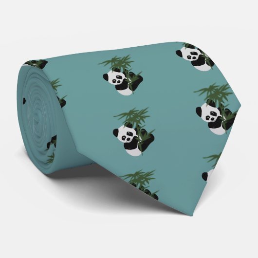 Cravate Le petit panda (Roulé)