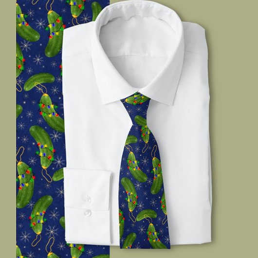 Cravate Le pickle de Noël
