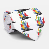 Cravate Le pirate Google attachent (Roulé)