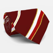 Cravate Le polonais barre le drapeau (Roulé)