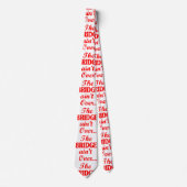 Cravate Le PONT n'est pas fini... (Devant)