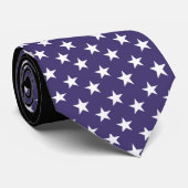 Cravate Le président Donald Trump. Drapeau américain. (Roulé)