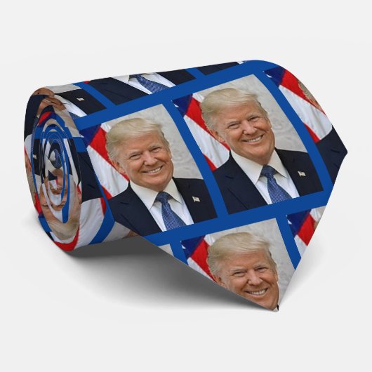 Cravate Le président Donald Trump Necktie (Roulé)