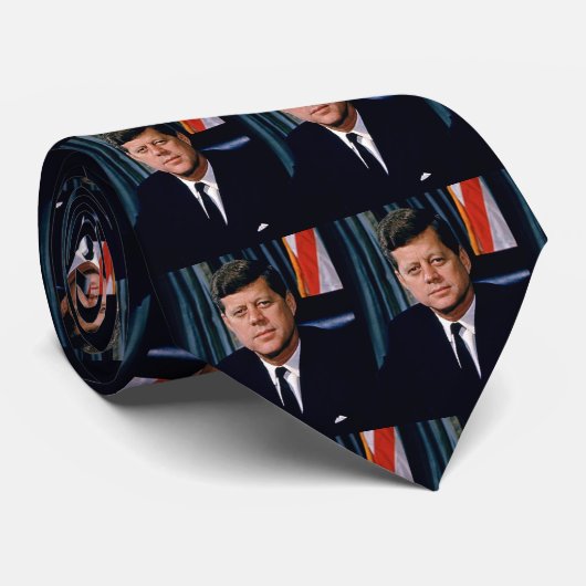 Cravate Le président John F. Kennedy (Roulé)