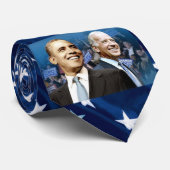 Cravate Le Président Obama vice-président Biden (Roulé)