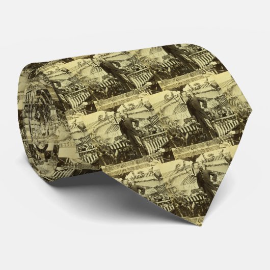 Cravate Le Président Theodore Roosevelt Parlant 1903 (Roulé)