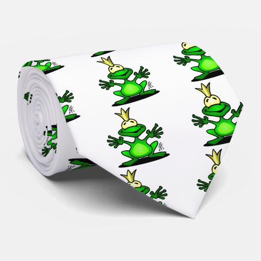 Cravate Le prince de grenouille (Roulé)