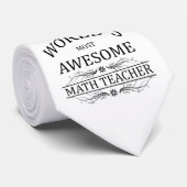 Cravate Le professeur de maths le plus impressionnant du (Roulé)