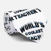 Cravate Le professeur le plus frais du monde (Roulé)