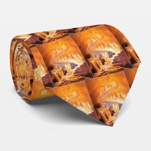 Cravate Le rêve de Jacob par William Blake (Roulé)