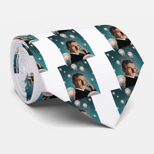 Cravate Le rêve de Tesla (Roulé)