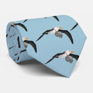 Cravate Le Rime de l'Ancien Mariner Albatross crâne